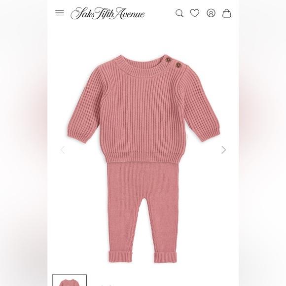 Firsts by Petit Lem Sweater Set - Picture 2 of 7